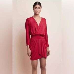NWT Krisa Revolve Drape Skirt Surplice
Dress